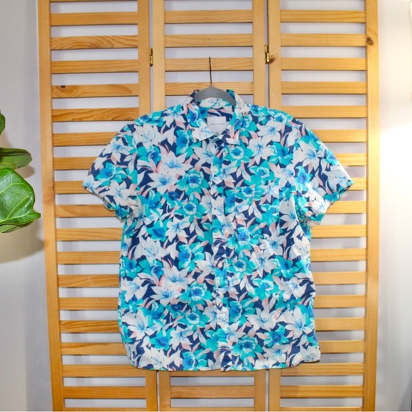 American Eagle | Tropical Button Up - Picture 1 of 3